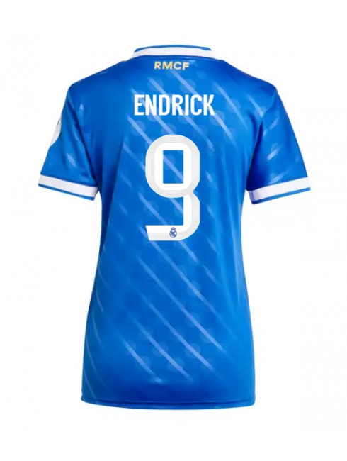 Ženski Nogometna dresi replika Real Madrid Endrick #9 Tretji 2025-26 Kratek rokav Ženski Nogometna dresi replika Real Madrid Endrick #9 Tretji 2025-26 Kratek rokav